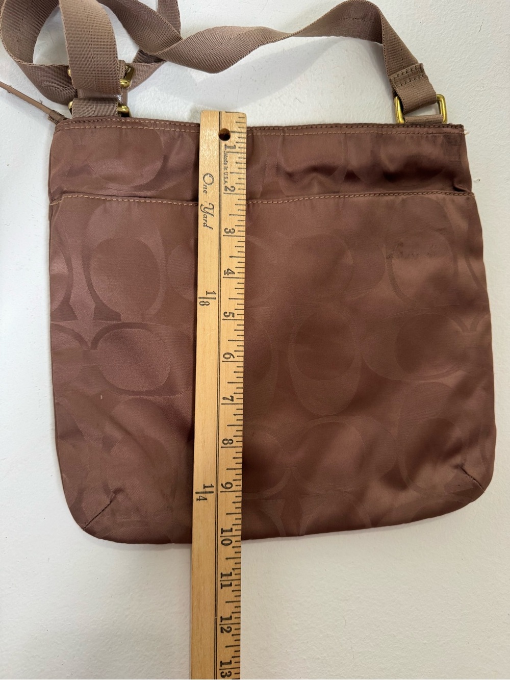 Coach Getaway Urban File Crossbody Bag nylon - Picture 7 of 10